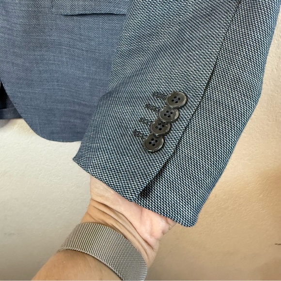 Ermenegildo Zegna Milano Easy Wool Linen & Silk Blazer Suit Jacket Size 52 R - Picture 4 of 13